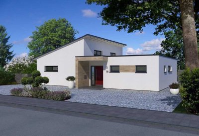 Extravaganter Bungalow mit Pult-/Flachdach