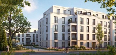 Penthouse im Villenviertel: 4-Zi.-Neubauwohnung in Rheinnähe