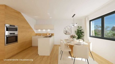 Wohnen auf zwei Ebenen: 3-Zimmerwohnung mit Studio und Süd-Westbalkon