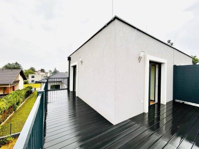 Erstbezug! Exklusive Doppelhaushälfte mit Garten, zwei Balkonen, Dachterrasse und PKW-Stellplatz – hochwertige Ausstattung