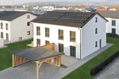 *** Provisionsfrei! Exklusive KfW 40 Neubau Doppelhaushälften in Deggendorf ***