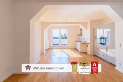 4-Zimmer-Wohntraum mit sonniger Dachterrasse über Leipzig I Einbauküche I Badewanne I Dusche