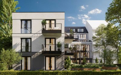 Weißensee: Langhansstr: ERSTBEZUG im NEUBAU ab Anfang 2026: 2-Zimmer-TERRASSEN-Wohnung