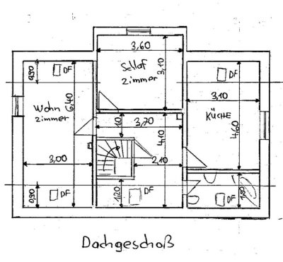Geschmackvolle, gepflegte 2-Zimmer-Dachgeschosswohnung in Schwabmünchen