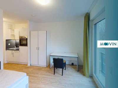 **Modernes und möbliertes 1-Zimmer-Apartment mit EBK und vielen komfortablen Extras**