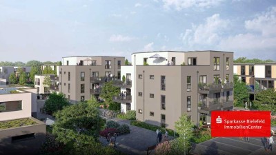 Nachhaltige, KfW-geförderte Neubauwohnung in Sennestadt