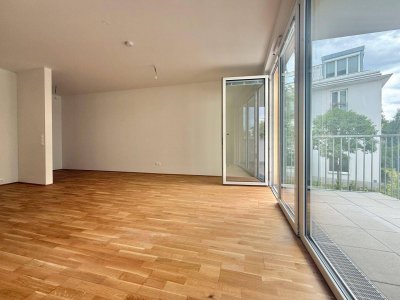 Erstbezug - 2 Zimmerwohnung I Nähe Donau I ca. 5,5m² Balkon I hochwertige Küche I Tiefgarage I Fußbodenheizung I Fernwärme