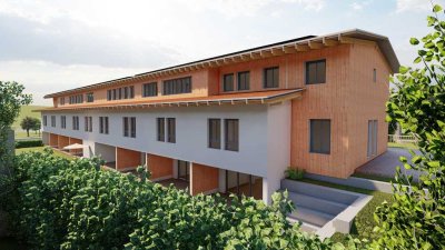 Familienfreundliche Neubau-Reihenhauswohnung Eckwohnung (EG+OG) mit Garten