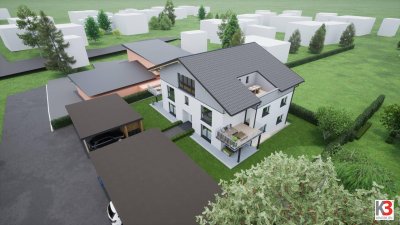 Neubau Ried/Tumeltsham-Gartenwohnung mit Lift, Doppelcarport und Top-Ausstattung