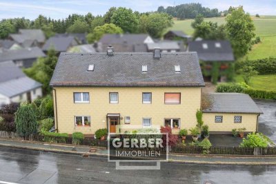 1-2 Familien-Haus mit 2 Garagen und Werkstatt
