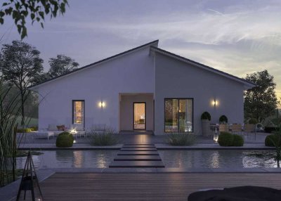 Bungalow mit Ausbaureserve und der passende Bauplatz!