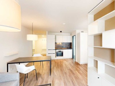 Stimmiges Gesamtkonzept: Möblierte 1-Zimmer-Wohnung !