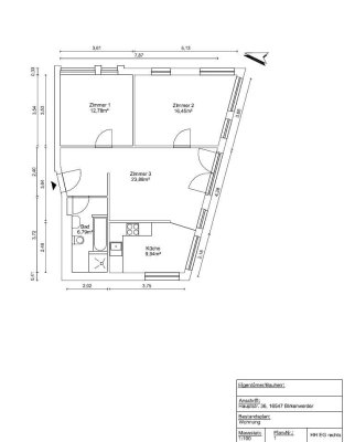 Stilvolle 3-Raum-EG-Wohnung mit gehobener Innenausstattung und Gartennutzung in Birkenwerder