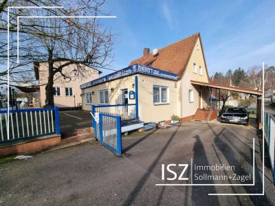 Wohn- und Geschäftshaus - Gastro-Gewerbe im EG + 4-Zimmer-Wohnung im OG + DG ausbaufähig