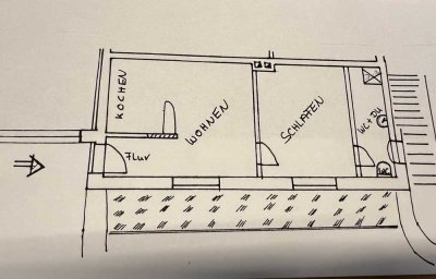2-Zimmer-Wohnung in Rech im Erdgeschoss