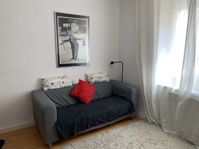 Sublet – All-Inclusive, voll möblierte 2-Z-Wohnung mit Garten im Herzen Neu Ulm , 20.8 -01.11