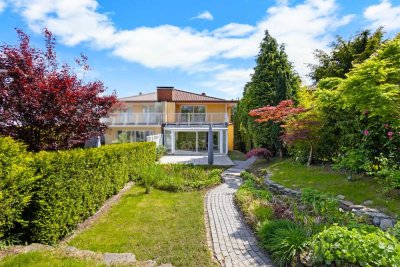 Energieklasse A+: Doppelhaushälfte im mediterranen Stil mit Garten am Ahlenberg - Herdecke