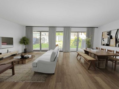 SCHWIND IMMOBILIEN - modern gestaltes und energieeffizientes Reihenhaus im Grünen