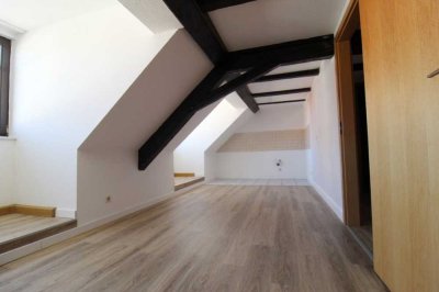 Hell und freundlich wohnen im Dachgeschoß