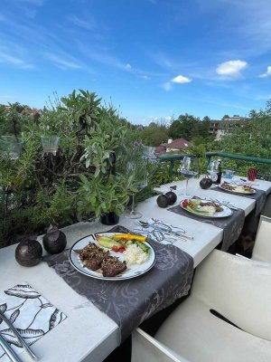 Licht. Luft. Luxus. Exklusive Penthouse-Maisonette mit Panoramablick & Whirlpool