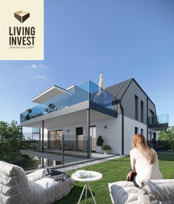 LIV - Parkview | Elegante Gartenwohnung mit Rauchglas-Balkon &amp; Grünfläche