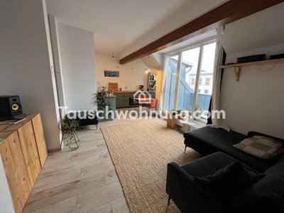 Tauschwohnung: Sehr helle Dachwohnung + Terrasse 2,5 Zimmer gegen 4-5 Zi