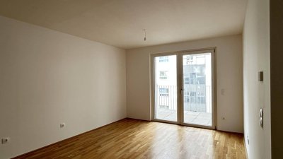 Ihr neues Zuhause im Grünen: Neubau-2-Zimmer-Wohnung mit Balkon!