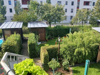 Gartenwohnung mit 4 Räumen und Balkon in Teltow