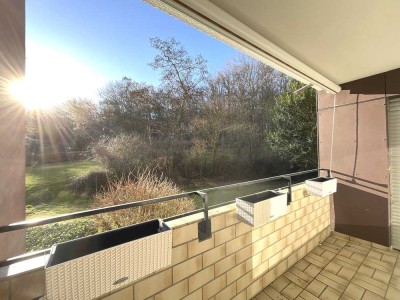 Perfekt geschnittene 3-Zimmer-Wohnung mit Balkon und traumhaftem Ausblick ins Grüne in Baunatal