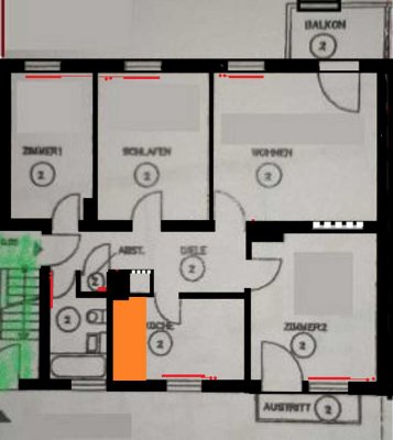 4-Zimmer Hochparterre Wohnung mit Garten und direkt Zugang - Bonn-Dottendorf