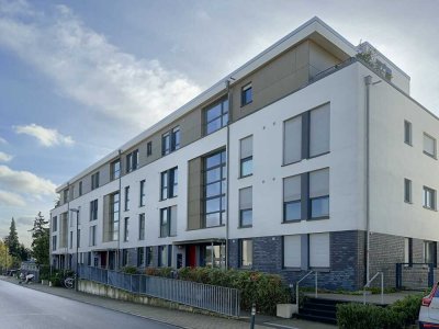 Exklusive 2-Zimmerwohnung mit Balkon und zwei TG-Stellplätzen in Meerbusch-Büderich.