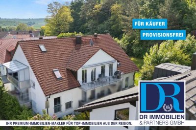 Großzügige 3-Zi-Whg mit zwei Balkonen und herrlichem Weitblick!