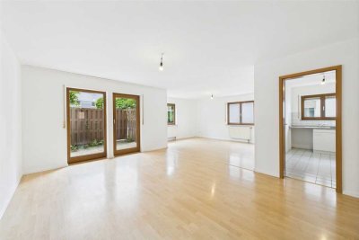 Helle 3-Zimmer-Erdgeschosswohnung mit Südterrasse, Garage & Freistellplatz in HN-Biberach