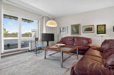 Über den Dächern der Waldstadt – 3-Zimmer-Wohnung mit zwei Terrassen und TG-Stellplatz.  Sofort frei