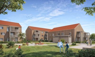 PROVISIONSFREI - Erstbezug - Sonnige 4-Zimmer-Wohnung mit Balkon - geförderte Miete - 4 Zimmer