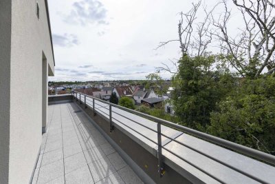 Mit Blick auf den Hohenasperg: Großzügige 3-Zimmer Penthouse-Wohnung mit großer Dachterrasse