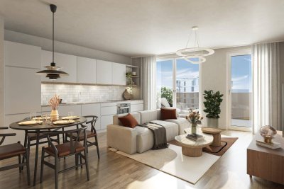 „Village im Dritten – PARK HOMES“ Provisionsfreie 2-Zimmer Eigentumswohnung (Erstbezug) Top 34