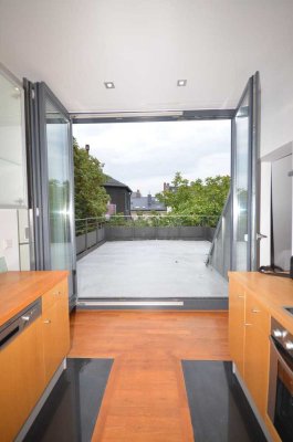 Sachsenhausen Bestlage "Schweizer Platz" - STIL-ALTBAU-PENTHOUSE-MAISONETTE m. LIFT & DACHTERRASSE
