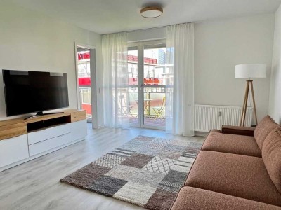 Moderne, vollmöblierte 1,5-Zimmer-Wohnung mit Balkon in Berlin-Mitte - nur für berufstätige Paare