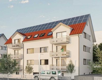 Stilvolle 2-Zimmer-Wohnung mit Einbauküche und Balkon in Ostelsheim