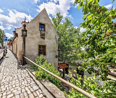 Romantik, Geschichte und stabile Rendite: Exklusives Bürgerhaus (350 m²) im Zentrum von Český Krumlov, TS