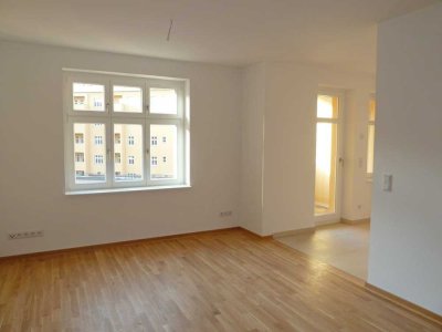 Ihr Investment in Leipzig-Gohlis ! Modern sanierte 2-Raum-Wohnung mit Loggia und TG-Stellplatz