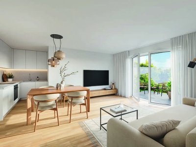 Wohnkomfort inklusive: barrierefreie 2-Zi-Wo mit Südterrasse - WE601