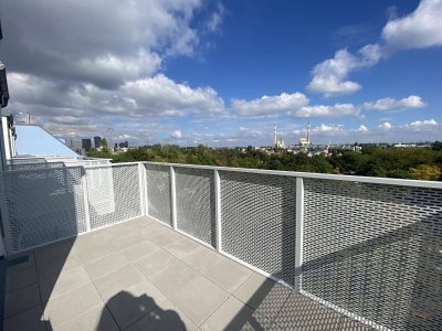 2 Zimmer + Balkon - 1 bedroom apartment + balcony ERSTBEZUG =Das Laurenz= Top Weitblick Wohnung U3