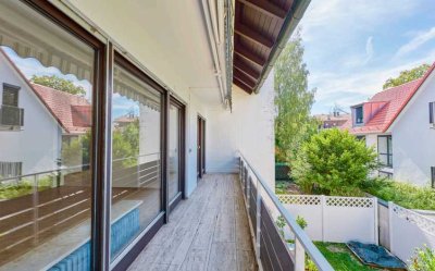 Exklusive 4-Zimmer-Wohnung mit Einbauküche und sonniger Loggia in Grünwald