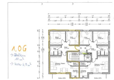 Ansprechende und neuwertige 3-Zimmer-Wohnung mit Balkon und Einbauküche in Vilshofen