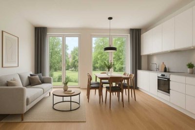 Barrierefreie Wohnung im Erdgeschoss – zwei Terrassen und Innenhoflage