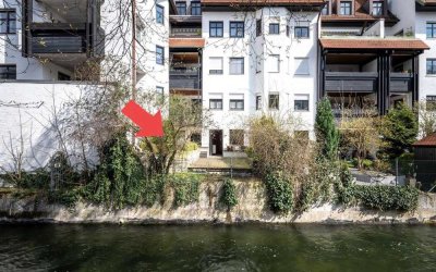 � Einzigartige Wohnung mit Stadtbachblick und Garten – nur 5 Minuten zum Rathaus!