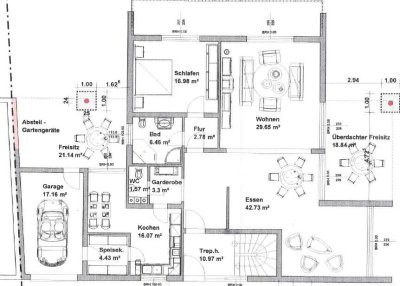 Attraktive 3-Zimmer Wohnung mit Balkon in Marburg