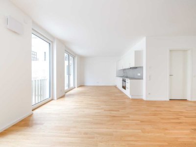 Viel Platz - hochwertige Ausstattung - Balkon: 2-Zi.-Wohnung auf 66m² im Neubau-Quartier "Schützenga
